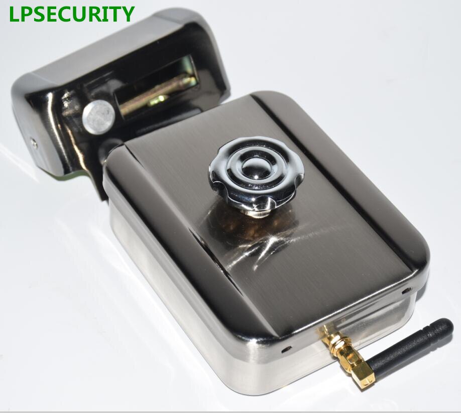 LPSECURITY remote control Electric Lock Control Access Mute Lock Electric Door Lock For Doorbell Intercom Access (no battery)