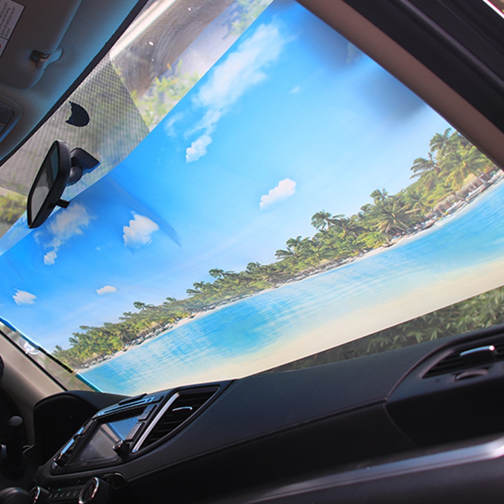 Auto Zonnescherm Uv-bescherming Auto Gordijn Automatische Inklapbare Autoruit Zonnescherm Side Window Zonneklep Zomer Bescherming