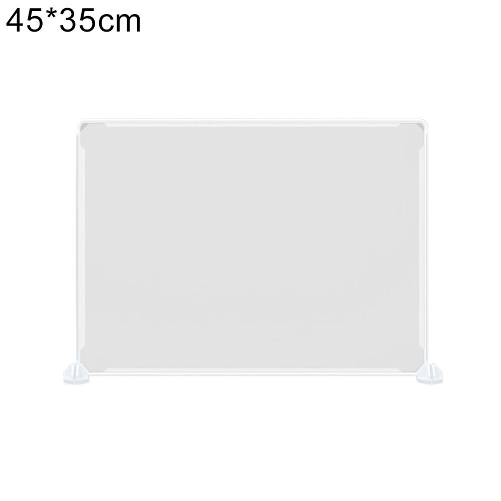 Toimisto luokkahuone työpöytä kirkas anti -pisaroiden osio näytön jakaja: Kirkas 45 x 35cm