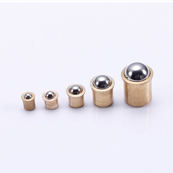 5mm Ball Dia Brass Electroplating Door Cabinet Ball Catch Latch Closures 20pcs