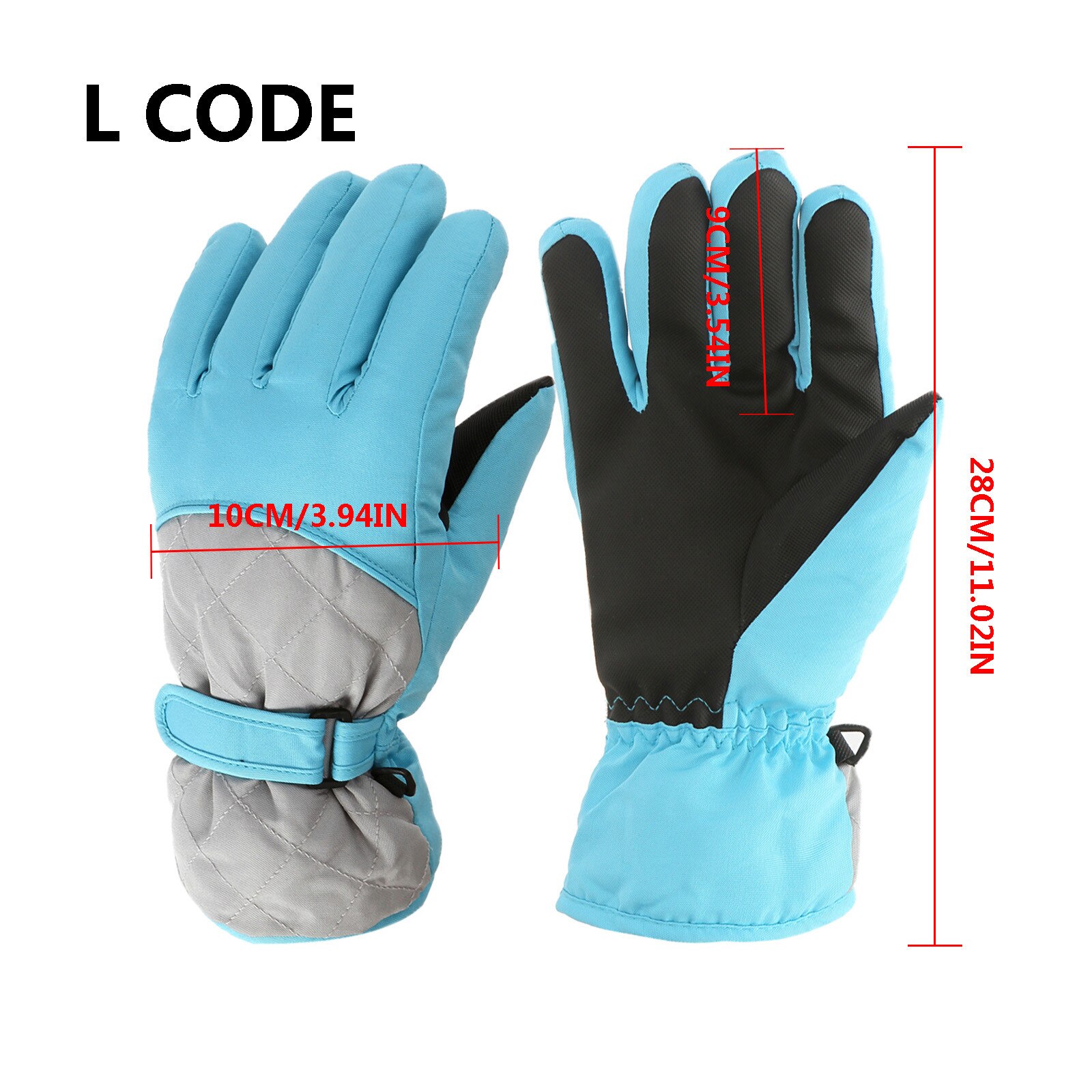 Winter Handschuhe Für freundlicher Jungen Mädchen Schnee Winddicht Handschuhe draussen Sport Skifahren Warme Snowboard Handschuhe skaten Handschuhe L3