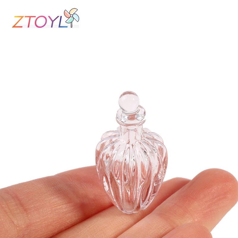 Poppenhuis Miniatuur Glazen Fles Glas Stopper Tiny Jar Flesjes Pop Decor Speelgoed