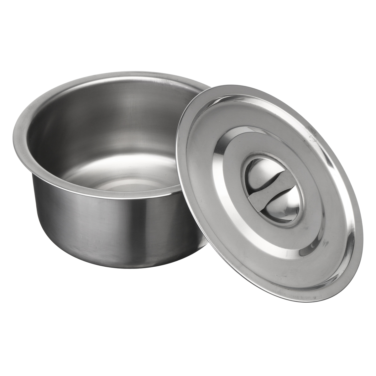 3PCS Stainless Steel Cooking Stock Pots Set Stainless Steel Food Container Pot No Handle Multi-purpose Cookware Kitchen Tools