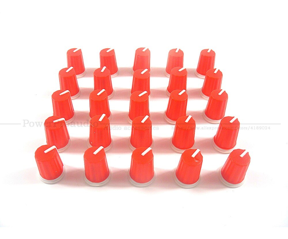 20pcs/lot EQ Cap Equalizer Knob / High School Bass Pot Knob Cap for Pioneer DJ MIXER DJM djm-2000 900 850 750 700 800 Red Color