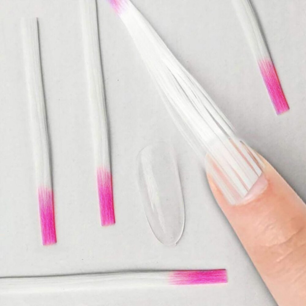 Ongles-embouts d'extension-accessoire Salon-outil fibre de verre Uv-Gel-construction acrylique français-manucure
