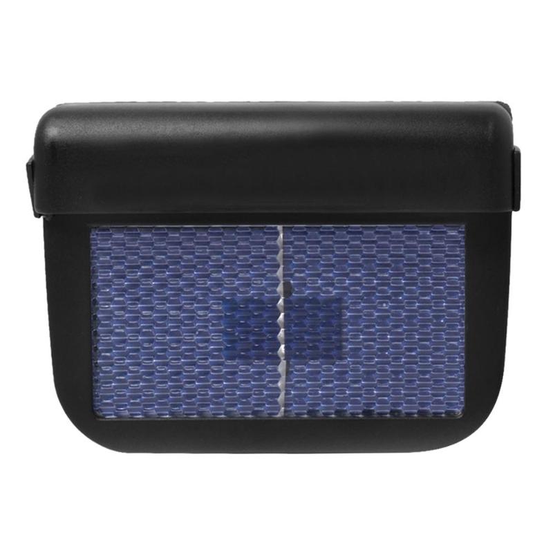 Universal Solar Powered Car Window Air Vent Cooling Fan Ventilation Cooler Radiator Black 3V 100mA Heating & Fans