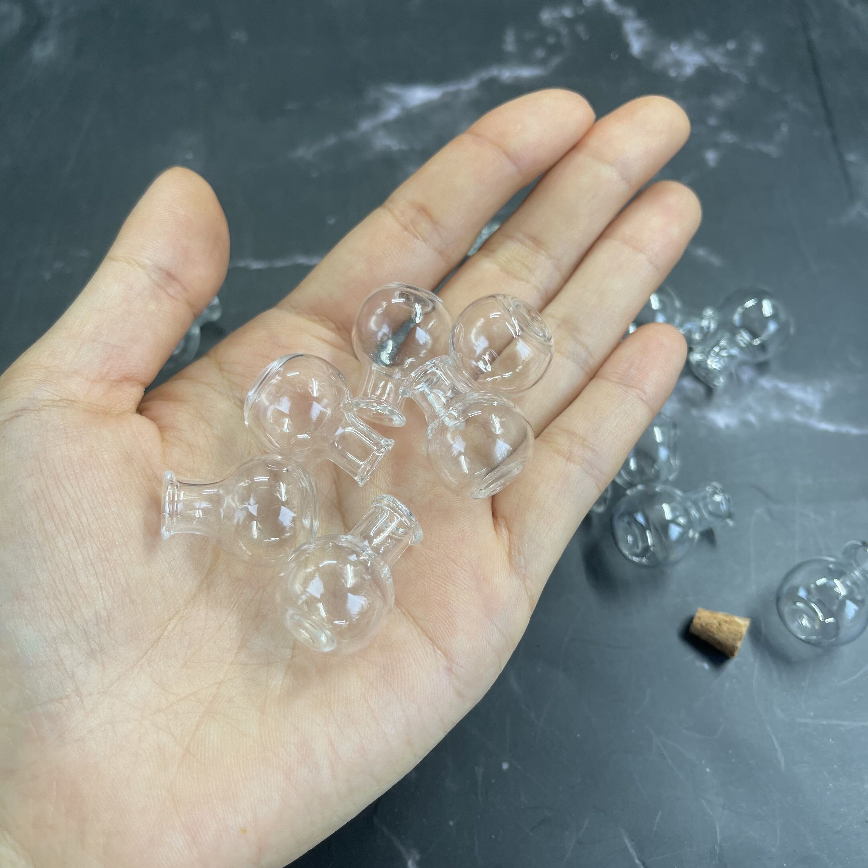 1/3/5/10PCS Glass Bottles Mini Potion Bottle Mini Cork Glass Vials Wedding DIY Mini Drift Bottle Wishing Bottle Perfume Bottles