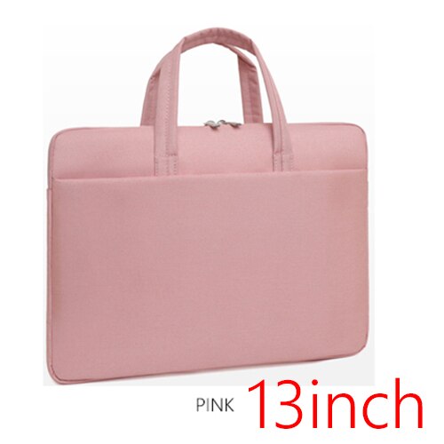 Sac à main étanche pour hommes et femmes, sacoche de bureau, de 13, 13.3, 14, 15, 15.6 pouces,: pink13