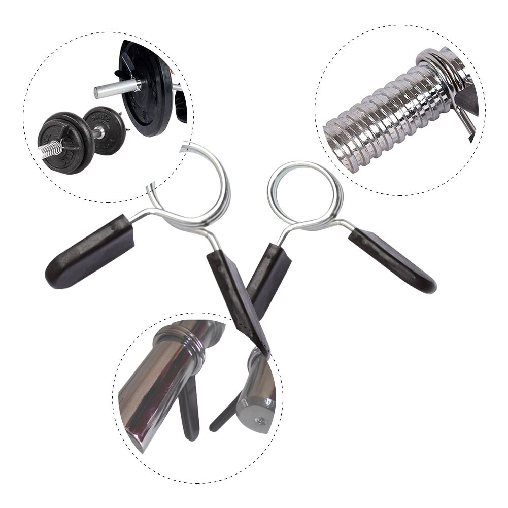 6pcs Dumbbell Barbell Circlip Stainless Steel Bold Material Buckle