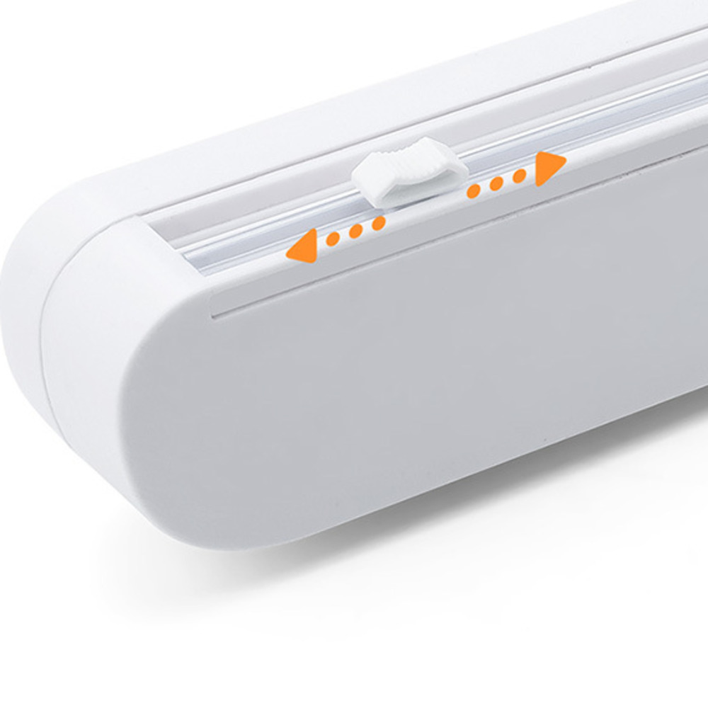 Kitchen Organizer Food Plastic Wrap Dispenser Wall Mounted Foil And Cling Film Dispenser Foil Cutter Wrapping Paper Storage