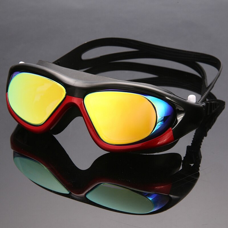 Zwembril Anti-Fog Zwembad Bril Eyewear Waterdichte Verstelbare Duiken Bril Met Neus Clip