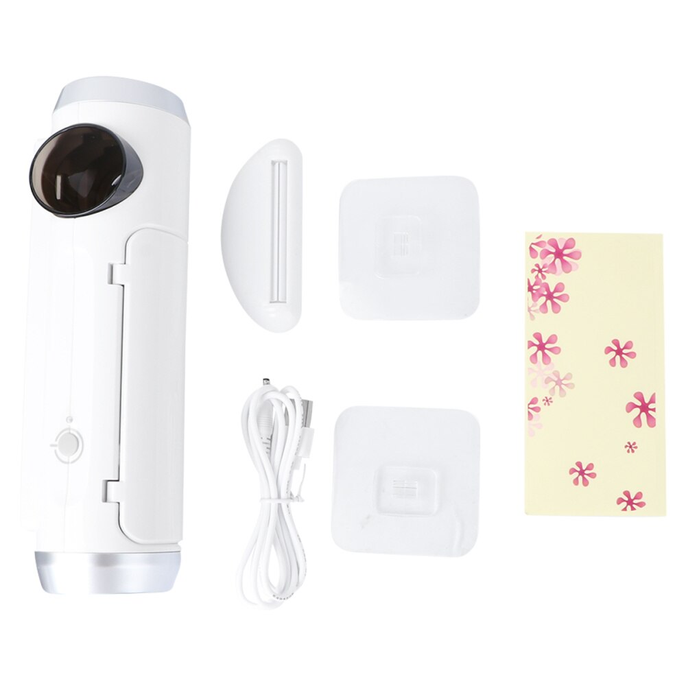 UV-tandenborstelhouder, Elektrische Tandenborstel Aan De Muur Bevestigd Met Droog En Automatische Sensor Uv Tandenborstelsterilisator Organizer Voor Elektrische Tandenborstelsterilisator Met 2 Tandenborstelcompartimenten