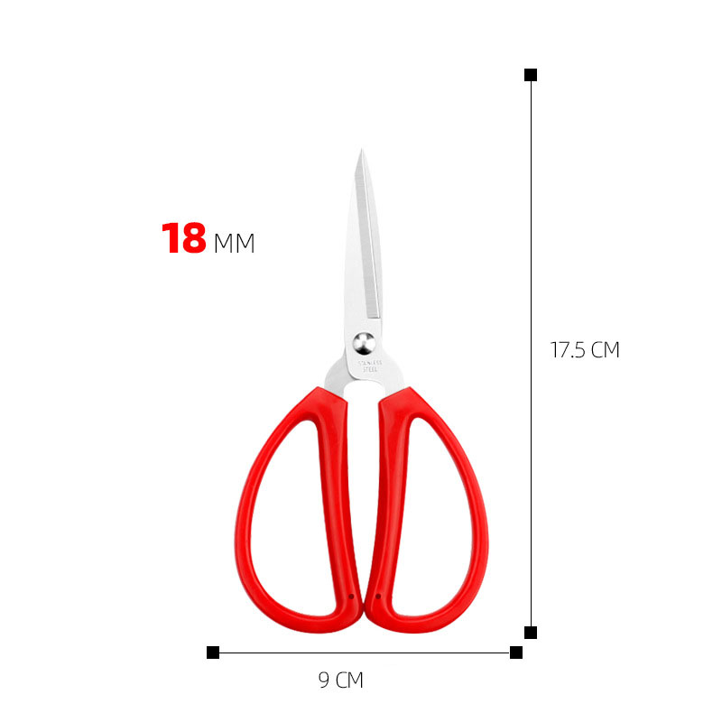 Zotoone Roestvrijstalen Kantoor Huishoudelijke Schaar Rode Plastic Handvat Cut Doek S/M/L Maat Naaien Gereedschap maat Schaar G