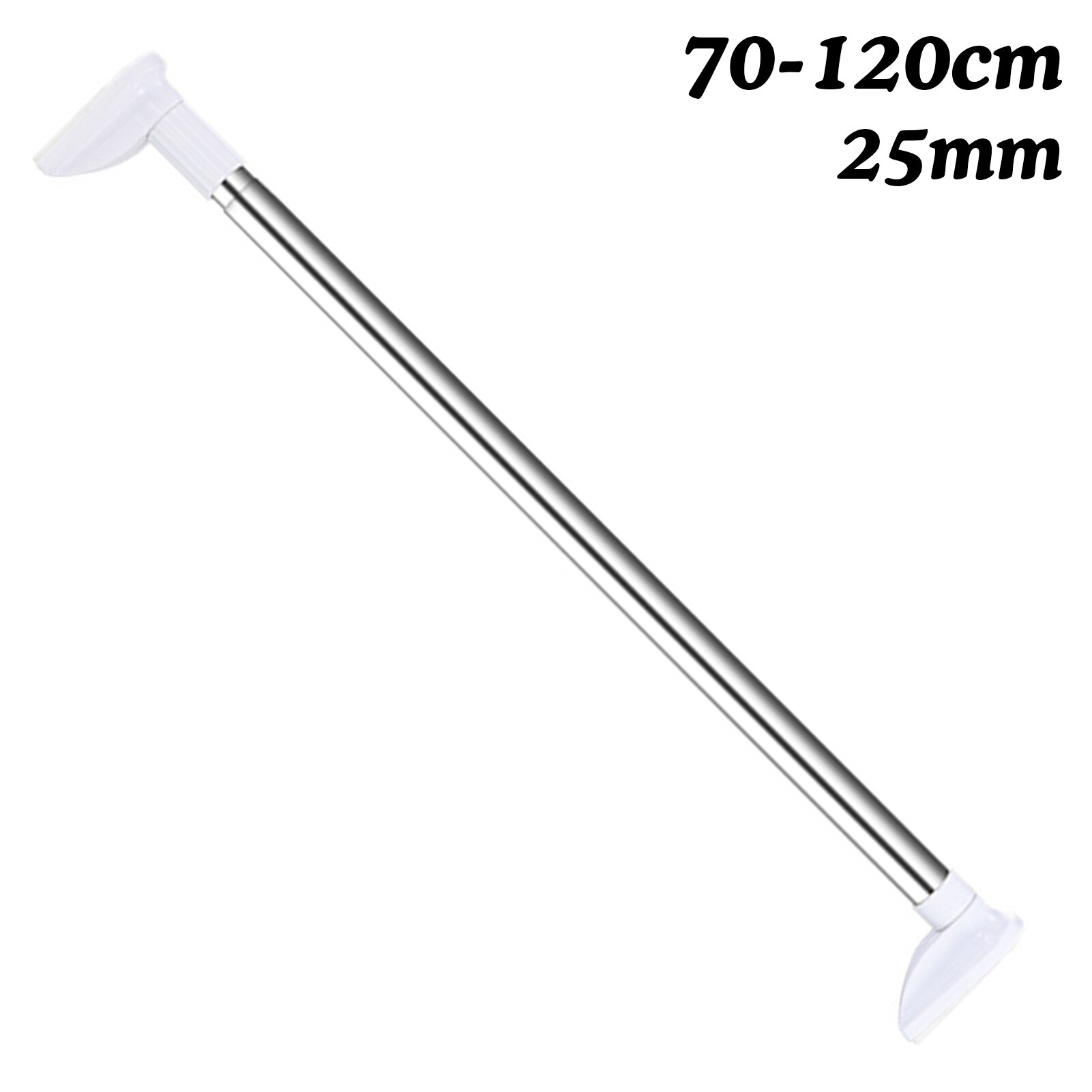 50-120cm Punch-free Telescopic Clothing Rod Extendable Stainless Steel Curtain Pole Easy Installation for DIY Space K9Store: 70-120cm