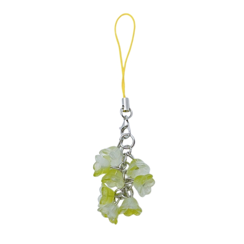 Llavero gótico Y2K para teléfono, colgante Kawaii, accesorio bonito para bolso, correa de guitarra, cordón con cuentas