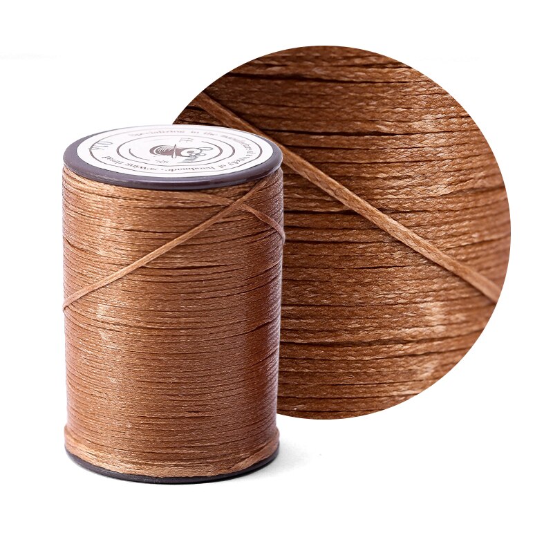 0.8Mm 100M Platte Wax Draad Naaien Lederen Gereedschap Hoge Sterkte Draad Wax Ropehand Maken Tool Voor Leer stof: 007