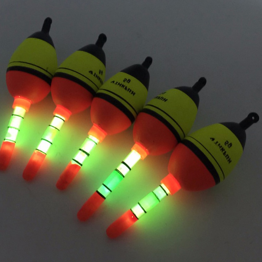 Flotador de pesca nocturno, 2 uds., 5g, 15g, 30g, 40g, EVA, flotadores de iluminación para pesca nocturna