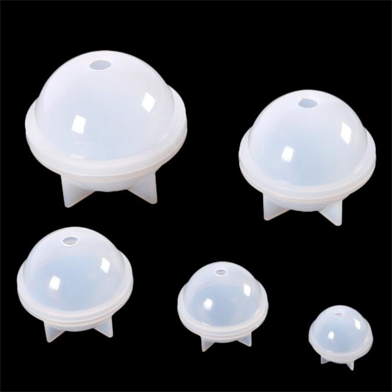 1pc Handmade Epoxy Silicone Mold 3D Planet Ball Craft Mold Making Tool Mould UV Resin Epoxy Dried Flower Resin 20/30/40mm