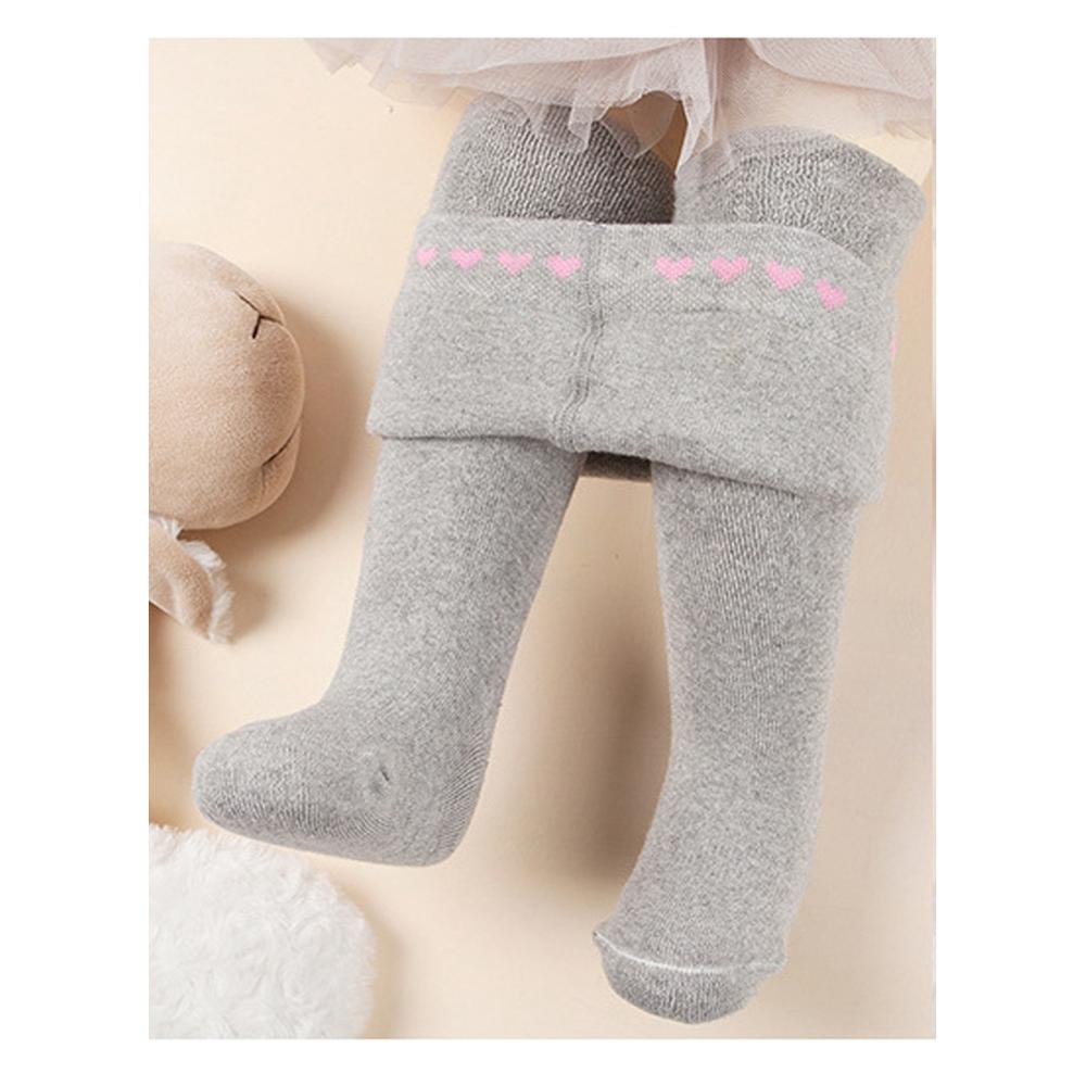 Baby Autumn Winter Tights Baby Toddler Kid Girl Stockings Cotton Warm Pantyhose Solid Color Tight 0-24M