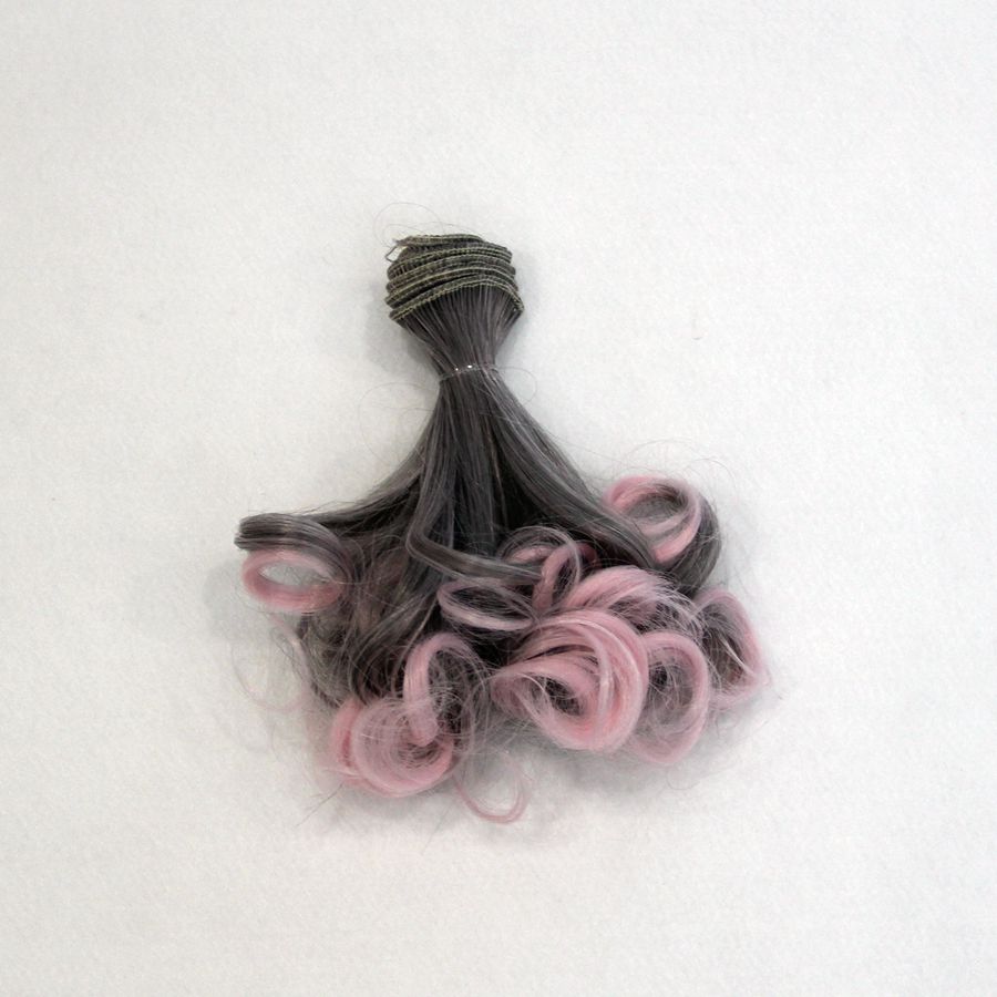 Doll Wig Hair 15cm Diy Tresses For Handmade Baby Toy and Doll Long Doll Hair Curly Thick Wavy Doll Hairs: 8