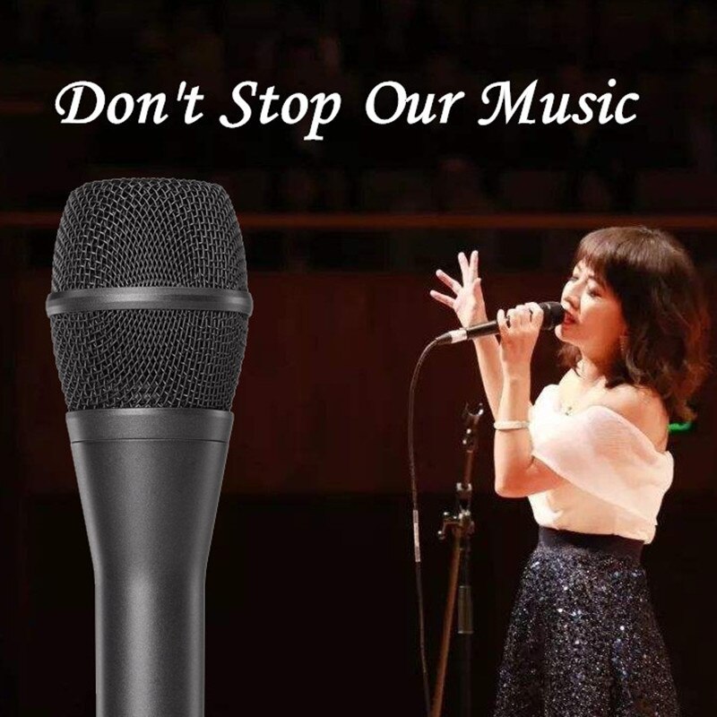 Finlemho Professionele Microfoon Dynamische Capsule Karaoke Opname Studio KSM9 Voor Gitaar Versterker Drum Kit Instrument Mixer