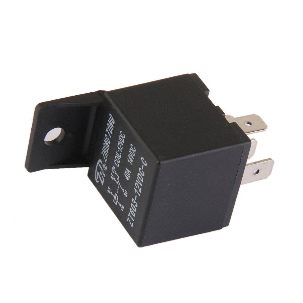 Truck Automotive DC 12V 40A 40 AMP SPDT Relay Relays 5 Pin 5P