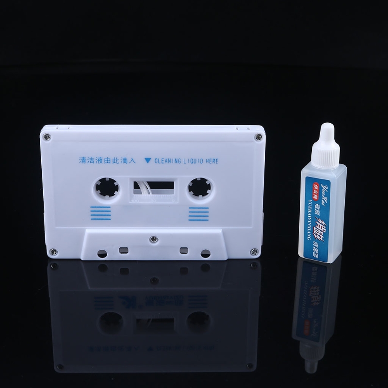 Cassette Tape Head Cleaner &amp; Demagnetizer Voor Alle Cassette Deck Speler