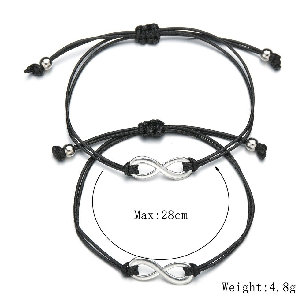Beste Vriend Armband Pinky Promise Armband Vriendschap Armband Voor 2 Verstelbare Bijpassende Armbanden Vriendschap