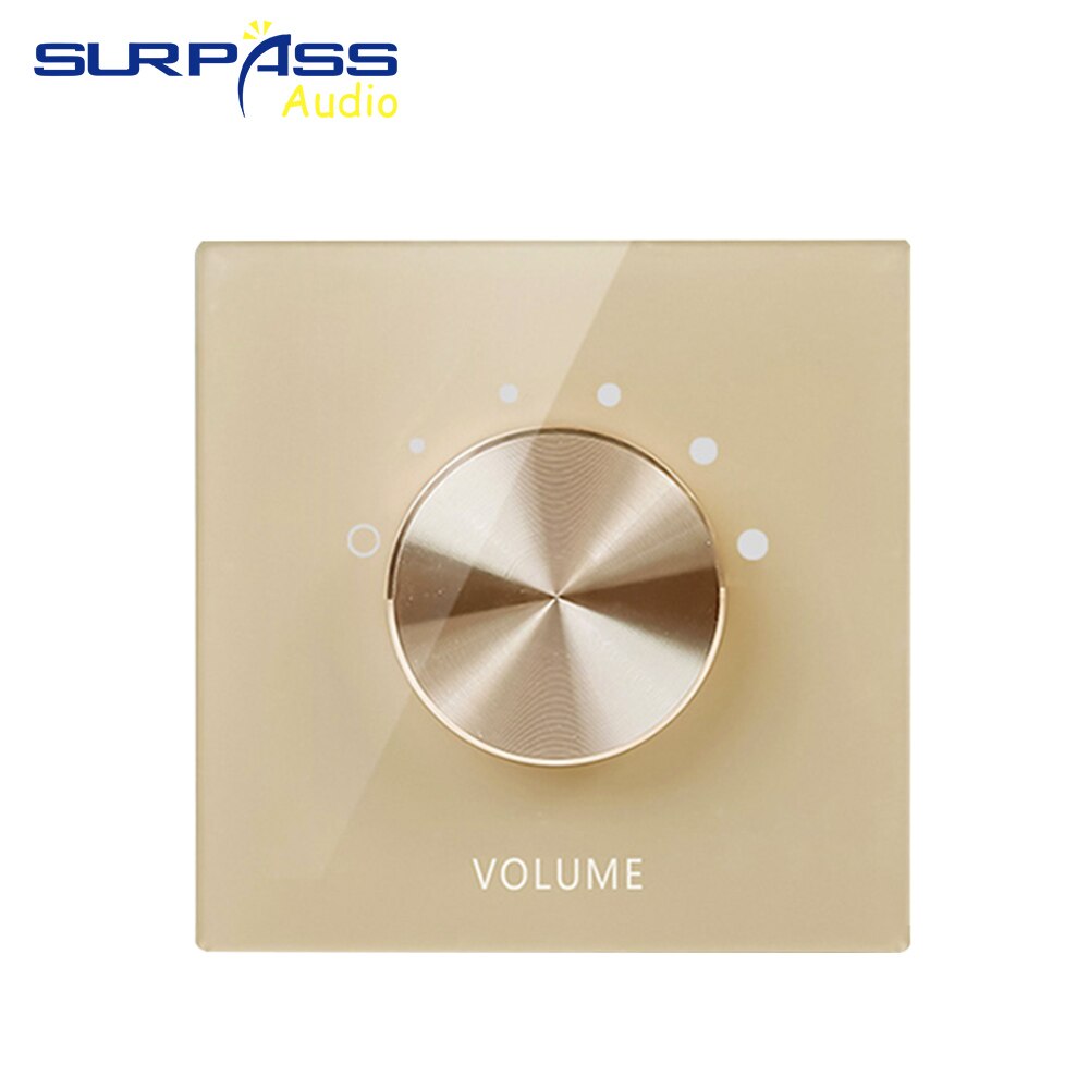 Stero Volume Tuning Switch 5 Adjustment Two Channel Fixed Resistance Music Speaker Volume Controller