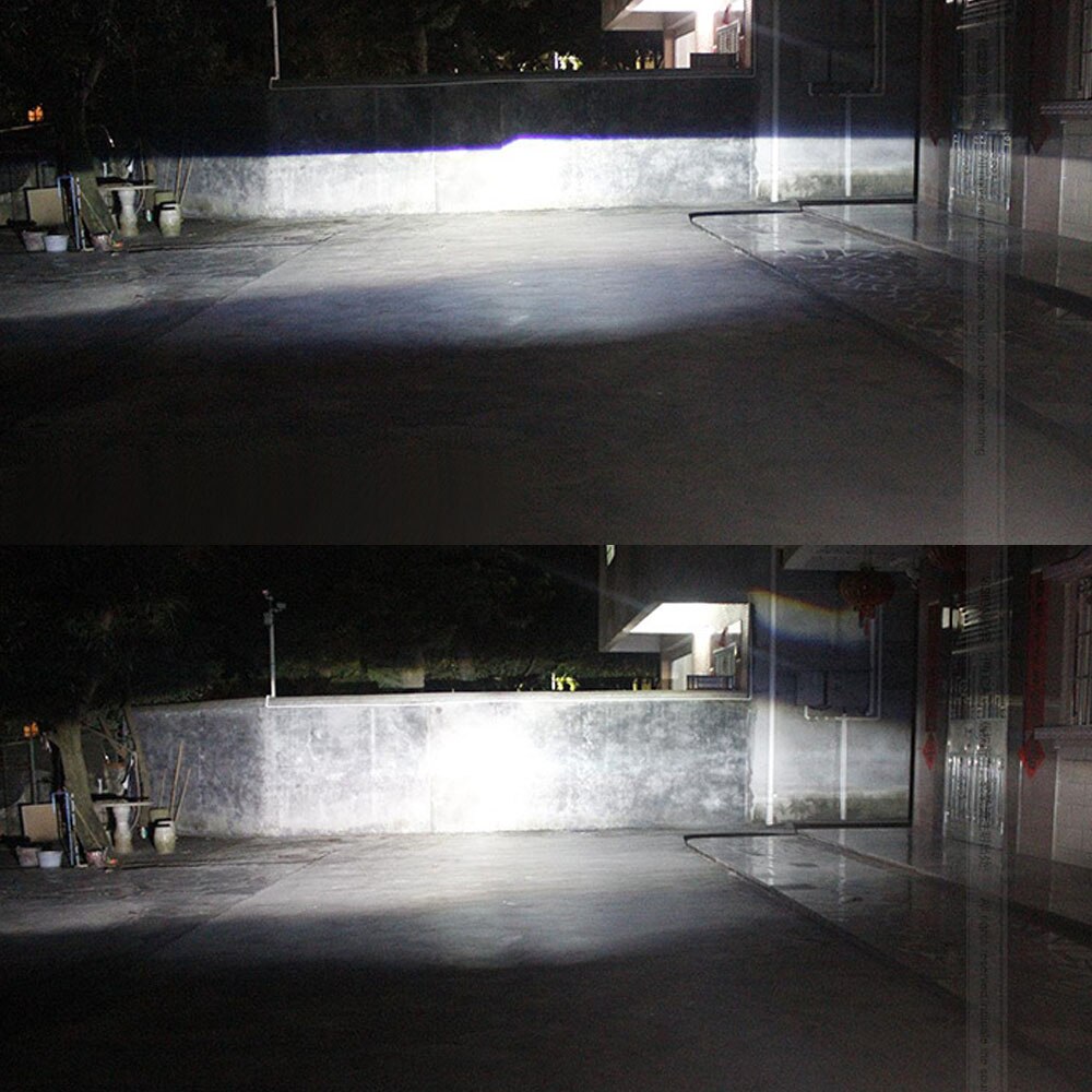 2Stck 2,5 Zoll Bi Xenon versteckt Projektor Objektiv Silber Leichentuch Dämon Augen passen H1 Xenon LED Birne nachrüsten H4 h7 Motorrad Auto Scheinwerfer