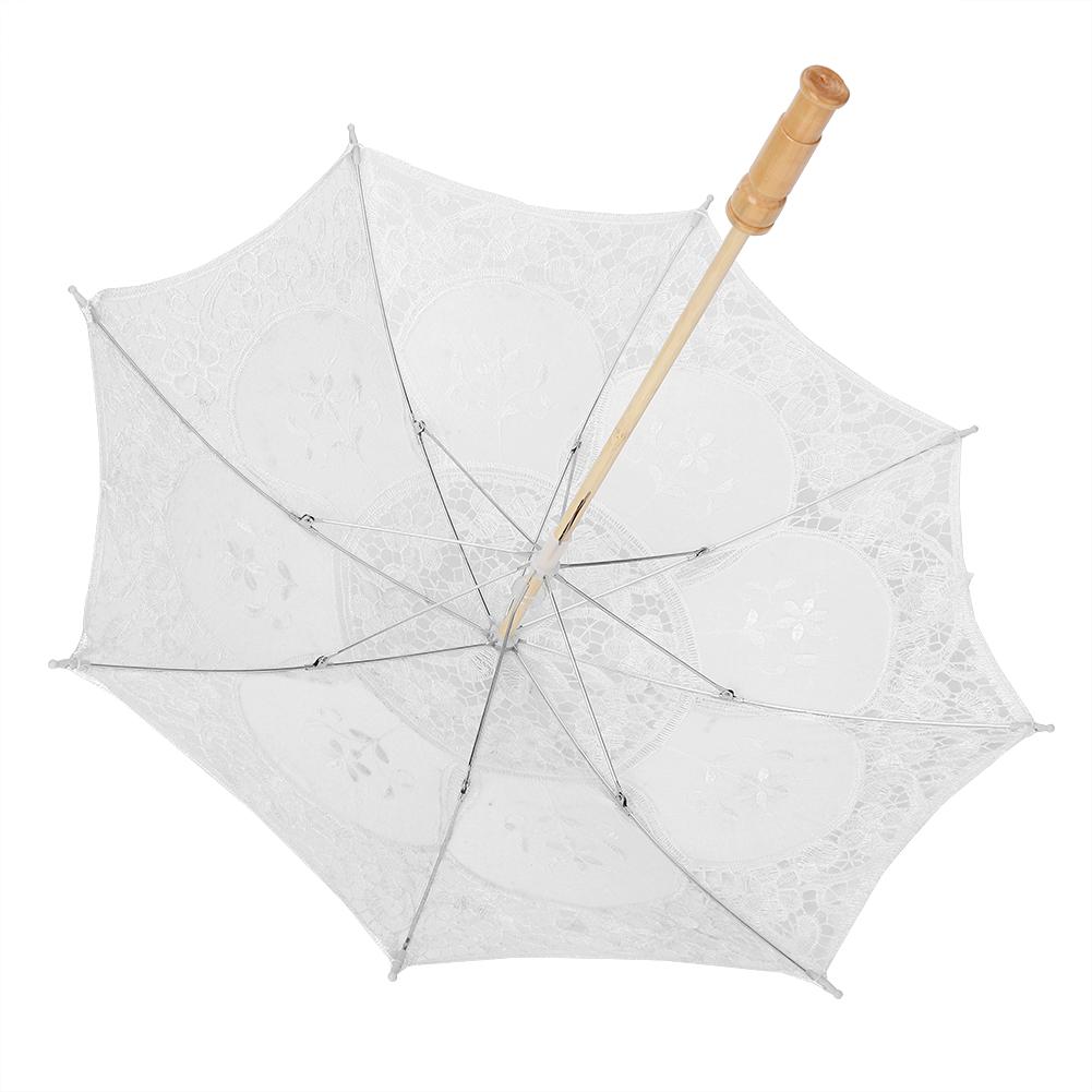 Lace Parasol Umbrella Flower Embroidery Parasol Wedding Bride Photography Umbrella Handmade Bridal Wedding Umbrella