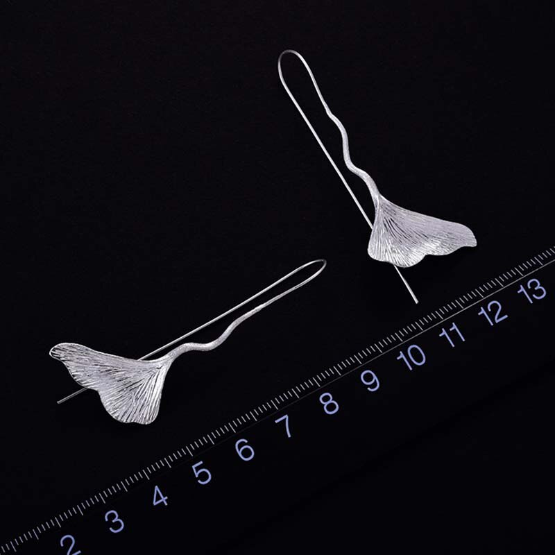 Ginkgo Leaf Shape Earrings For Women Geometric Dangle Leaf Trendy Bohemia Earrings Jewelry Accessories