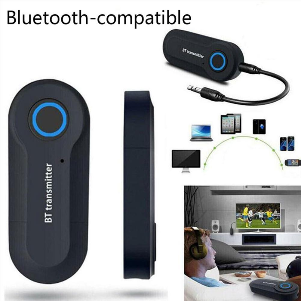 Bluetooth Transmitter 3.5MM Jack Audio Adapter Wireless Bluetooth Stereo Audio Transmitter Adapter For PC TV Headphones