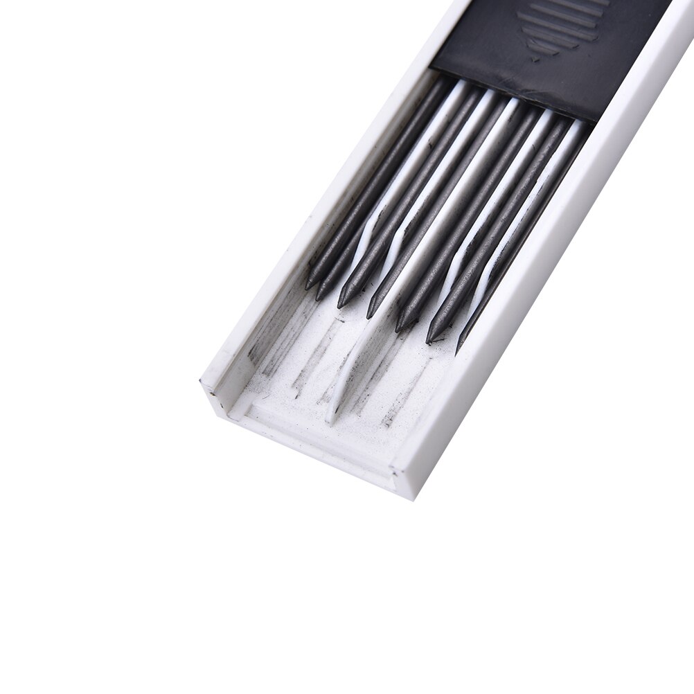 Metal Mechanical Pencils 2.0 mm 2B Lead Holder Drafting Drawing Pencil Set with 12 Pieces Leads Writing School Stationery