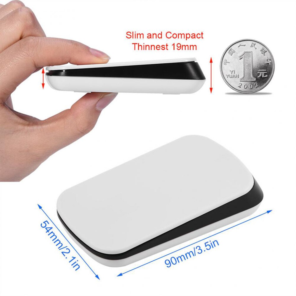 Wireless Touch Magic Mouse Ergonomic Ultra Thin Mice 1200DPI Optical Computer 2.4GHz Mice For Windows for Mac OS White