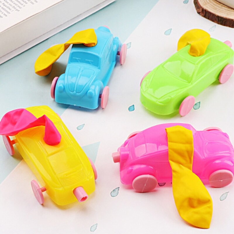 Aerodynamic Balloon Car Practical Learning Inertial Toys Balloon Powered Car Develop Thinking Skills Kindergarten
