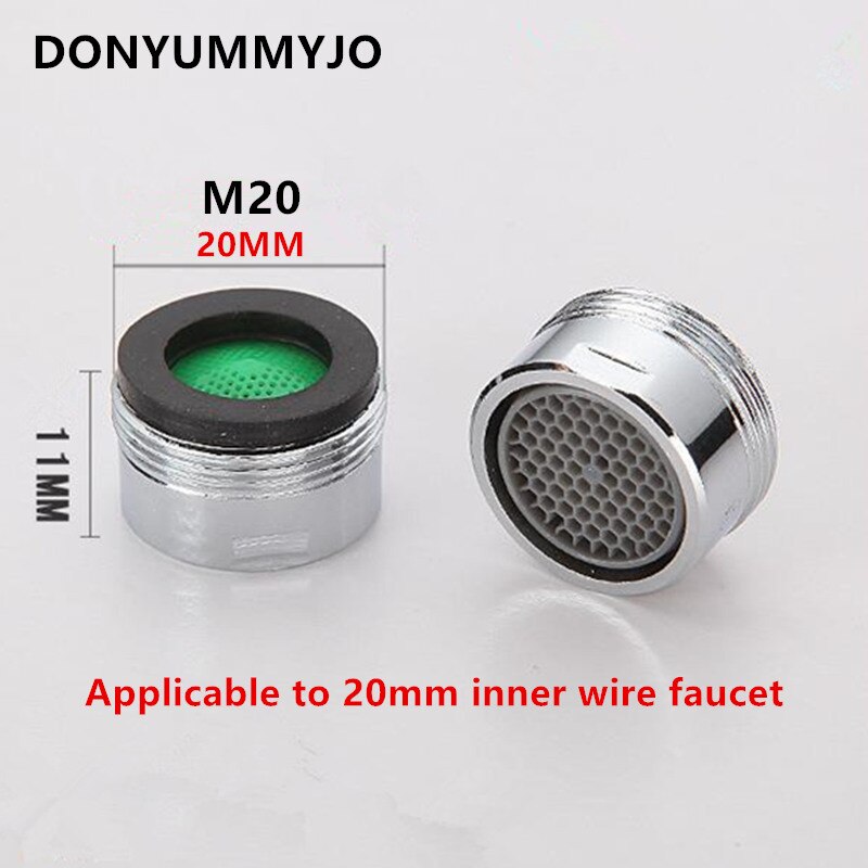 1pc Kitchen Basin Faucet Aerator 18 20 22 24 28mm Outside Thread Crew Bubbler Water Saving Purifier Aerator Kitchen Accessories: 20