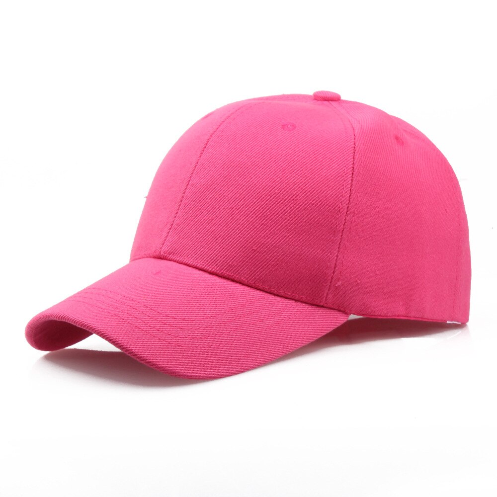 Mærke baseball kasket hat mænd kvinder ensfarvet justerbar solskærm hat far hat trucker hat gorras: 13