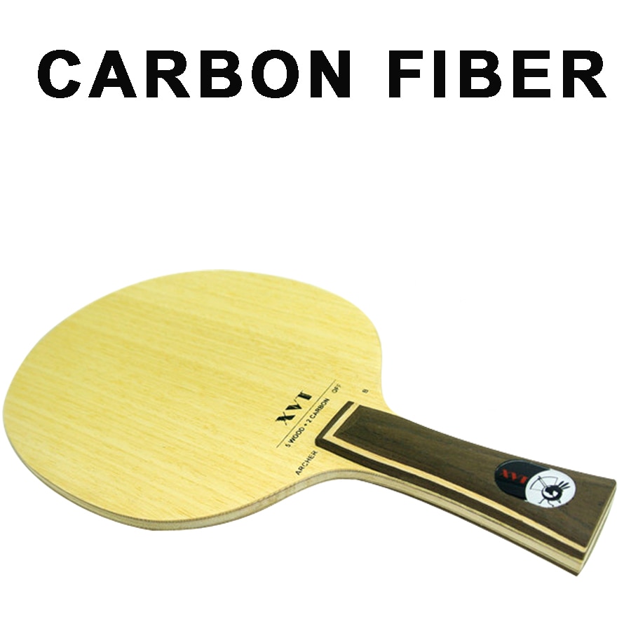 XVT ARCHER-B Carbon Fiber Table Tennis paddle/ Table Tennis Blade/ table tennis bat send edge tape