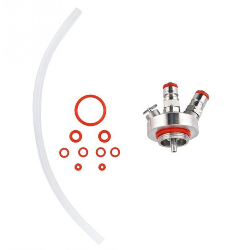 2 Stuks 304 Roestvrijstalen Ball Lock Post Adapter - 1.5 Inch Tri-Clamp Naar Ball Lock Voor Homebrew Vaatjes
