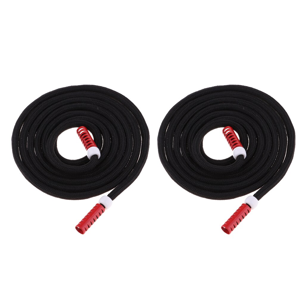 Paquete de 2 elegantes Pantalones de cordón con cordón y reemplazo de zapatas con puntas de Metal-Accesorios de ropa: A
