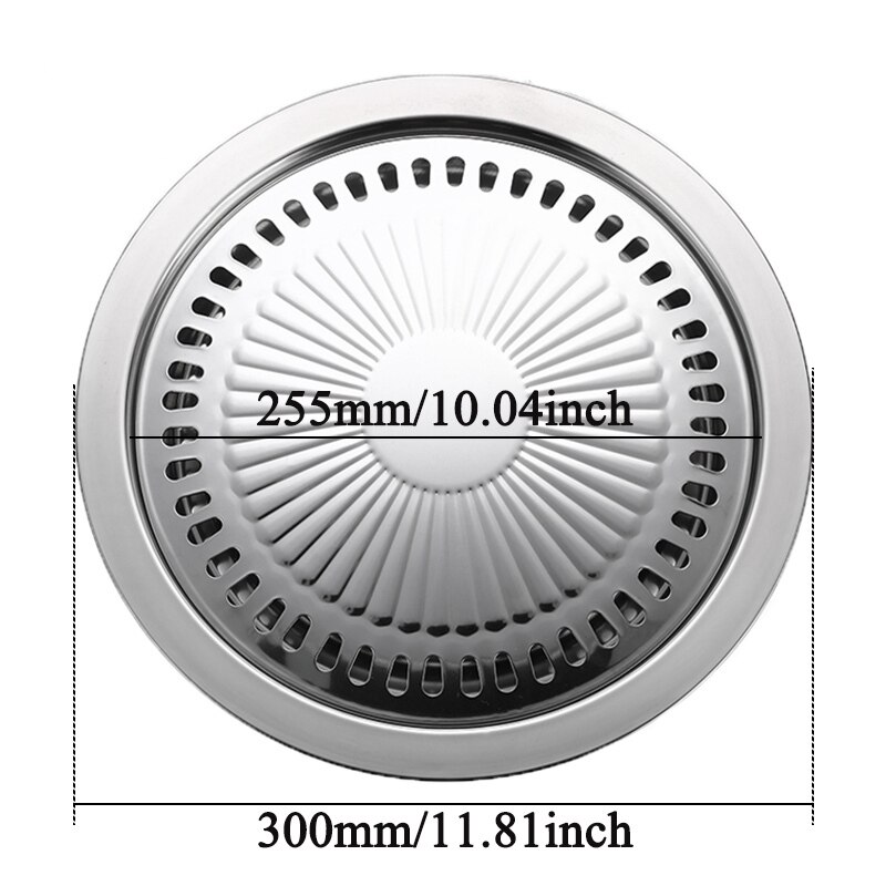 Portable Picnic Indoor Reusable Non Stick Stovetop Plate Food Cooking