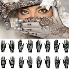 Herbruikbare Henna Tattoo Tijdelijke Stencil Body Art Tatoeages Voor Mannen Vrouwen Tieners Hand Schilderen