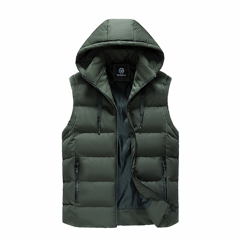 Heren Donsjack - Winddicht, Nekwarmte, Loose Fit, Winter Casual Stijl: Xxxl / Groente