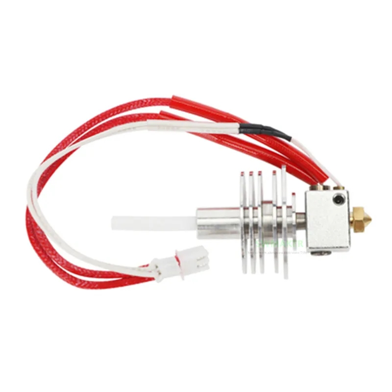 4max Profi 1.0 / 2.0 Aktualisiertes Hotend-Bausatz V5 J-Kopf für ANYCUBIC 4max Profi 3D-Drucker: Rot