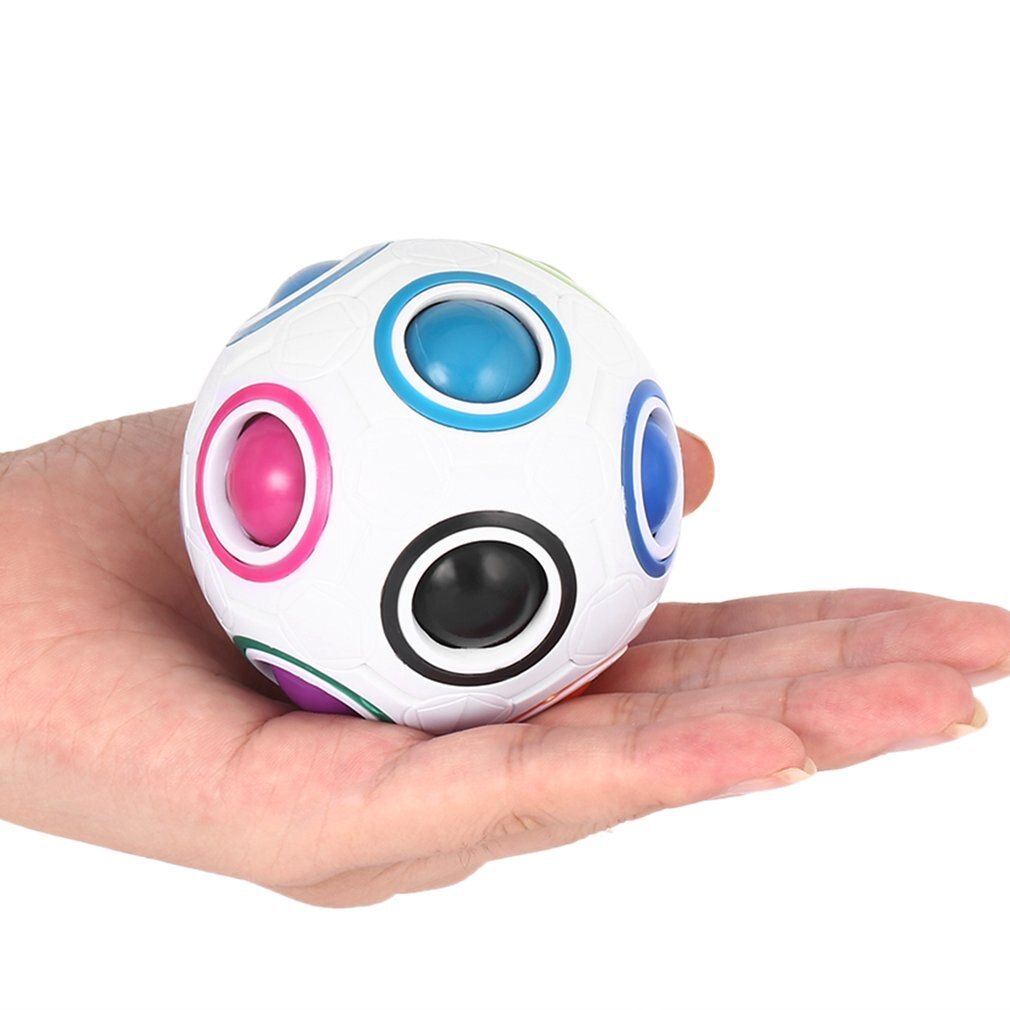 Magic Rainbow Ball Magic Cube Toy Kids Educational Toys Stress Reliever