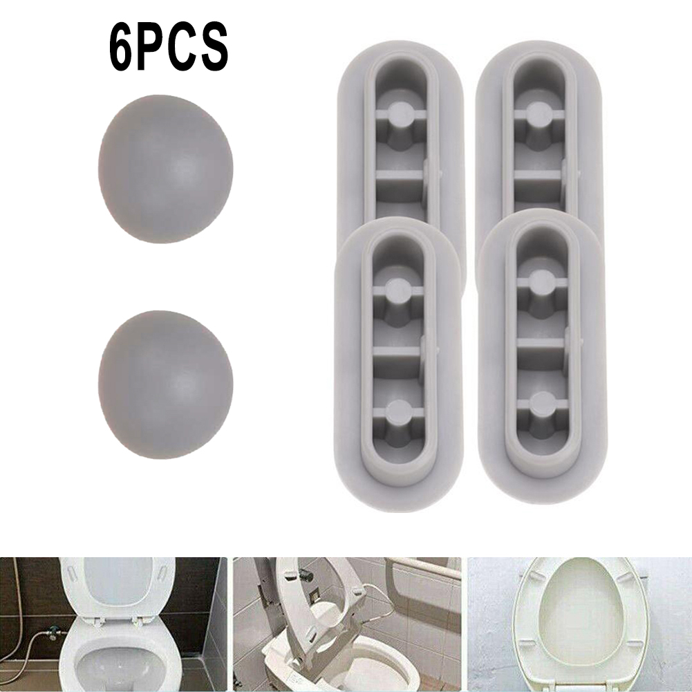 Amortiguadores para asiento de inodoro, color gris, a prueba de golpes, almohadillas de repuesto, accesorios, piezas, cubierta para taburete, tope, amortiguador