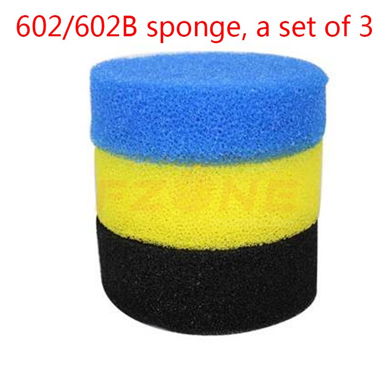 Filtro para acuario Sunsun, Ultra silencioso, filtro cilíndrico externo para acuario, cubo Pre filtro, cubo para peces y plantas: Filter Sponge