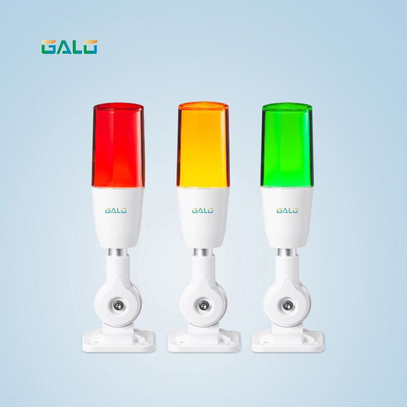 Alarm tricolor lys 1 lag tricolor sammenleggbar led varsellampe led signal 12v/24v/110 ~ 220v tårnlampe