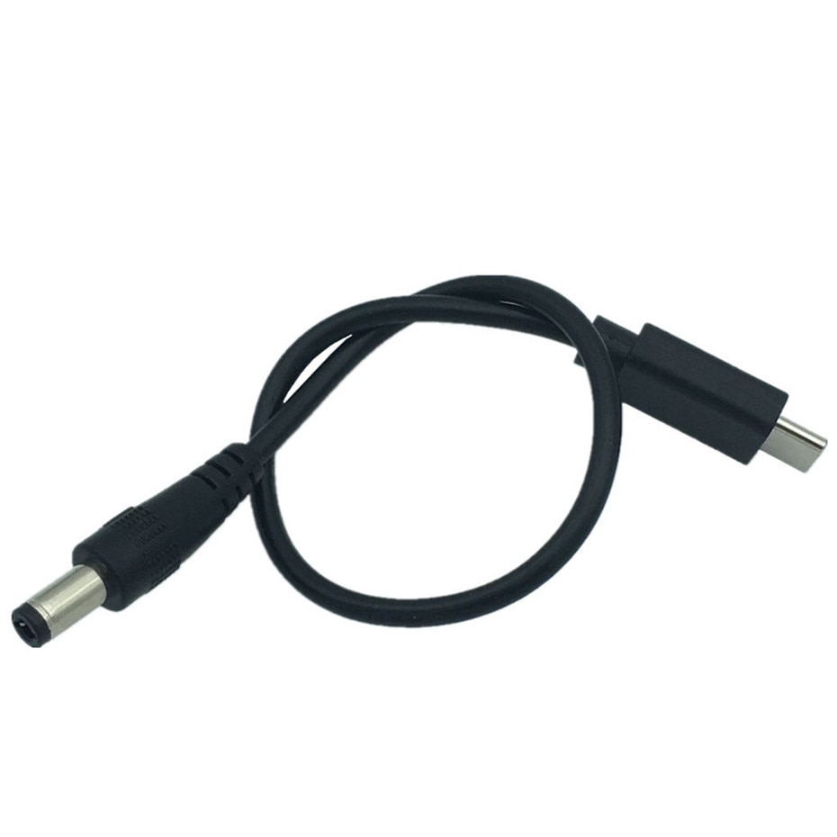 DC 5.5 X 2.1mm Female Male jack to Type-C USB 3.1 Male Plug cable DC Power Connector Adapter DC to Type c male 3A 0.2M